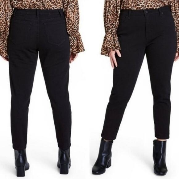 Target Denim - Nili Lotan X Target black skinny ankle length jeans size 16